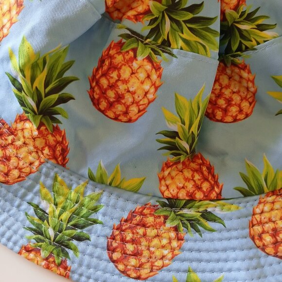 Unbranded Pinapple Bucket Hats Set of 2 EUC Men's - Picture 7 of 9